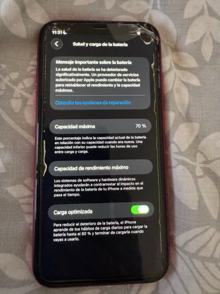 2 iPhone rojo/amarillo