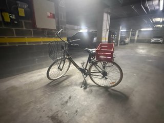 Bicicleta de paseo 26 pulgadas con dos cestas