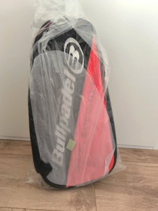 Borsa Bullpadel nera e arancione per 2 racchette