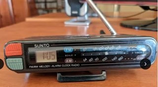 Radio Despertador Portátil SUNTO FM/AM