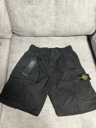 Stone Island Pantalones Cargo Negros