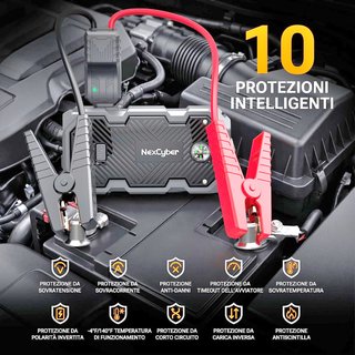 Avviatore Emergenza Portatile 12V NexCyber auto