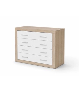 Cómoda Kiara 4 cajones madera