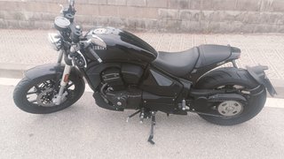 Moto Leonart Pilder 125 Custom Negra