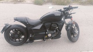 Moto Leonart Pilder 125 Custom Negra
