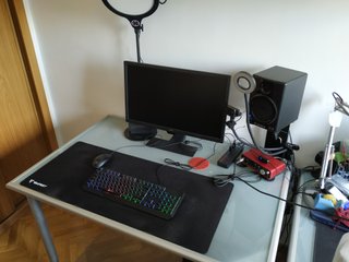 Mesa IKEA Vika Lauri cristal esmerilado