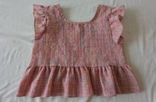 Conjunto niña top y pantalón rosa