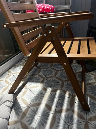 Sillón de jardín NÄMMARÖ Ikea madera plegable