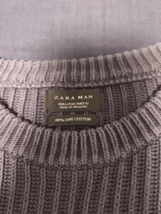 Jersey de algodón azul oscuro