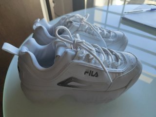 Zapatillas Fila Disruptor Blancas Niña