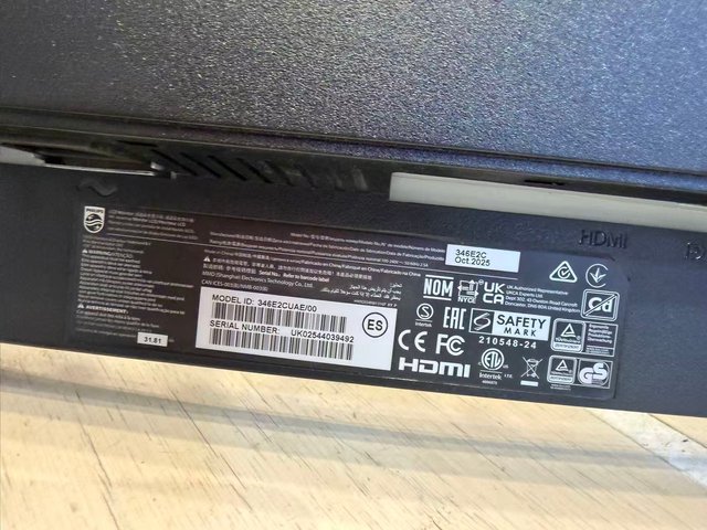 Monitor Philips 346E2CUAE/00 - Fallo venta a Pieza