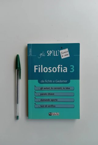 Filosofia 3, Gli Spilli, Edizioni Alpha Test