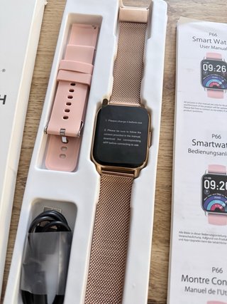 Smartwatch Popglory P66 Rosa / Oro Rosa