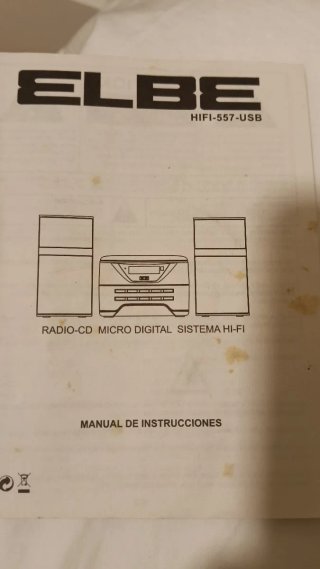 Mini CD Radio ELBE con Mando