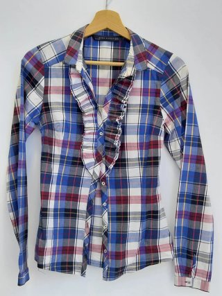 Camisa cuadros Zara