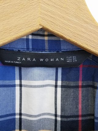 Camisa cuadros Zara