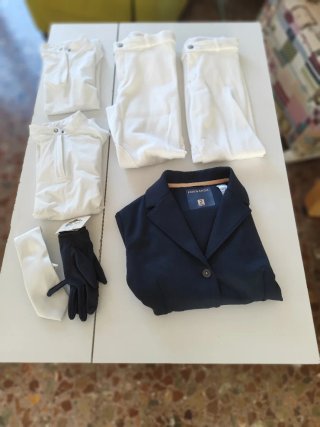 Ropa de niño para concurso de equitación/hípica