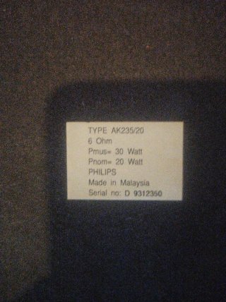 Altavoces Philips Negros