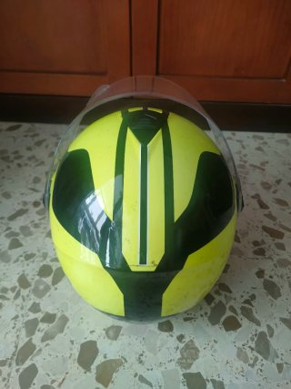Casco Moto Talla M Amarillo