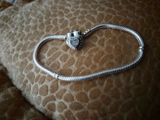 Pulsera Pandora Corazón Plata