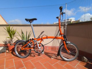 Bicicleta Brompton M2L Naranja