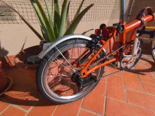 Bicicleta Brompton M2L Naranja
