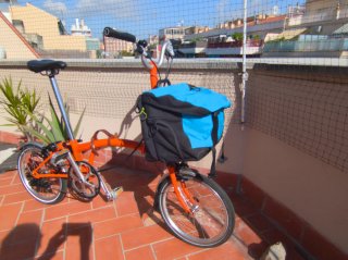 Bicicleta Brompton M2L Naranja