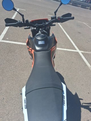 KTM 125 Enduro R Naranja/Blanca