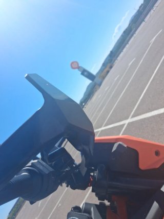 KTM 125 Enduro R Naranja/Blanca