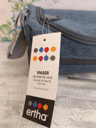 Neceser Ertha Azul Pequeño