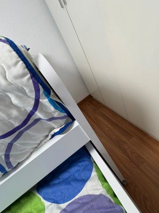 Cama nido blanca con cajones
