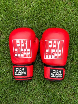 Guantes de boxeo Ray Sugar rojos