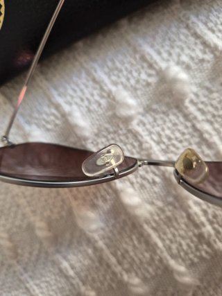 Gafas de sol Ray-Ban Aviator rosas y plateadas