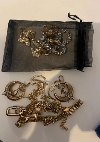 Lote Bisutería Sorpresa Dorado y Rosa