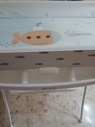 Bañera cambiador para bebé OLMITOS