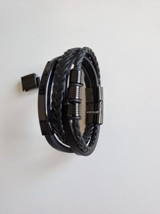 Pulsera SERASAR Brave Hombre Negra