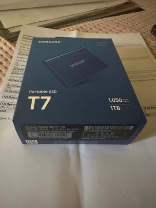 Samsung T7 SSD 1TB Portátil Azul