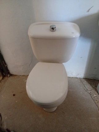 Lavabo de porcelana blanco