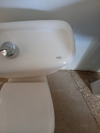 Lavabo de porcelana blanco
