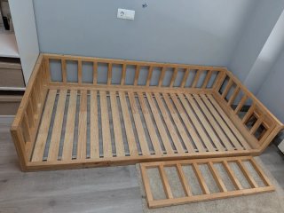 Cama Montessori Madera Natural
