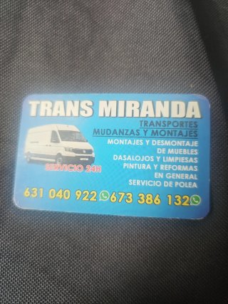 OFRESEMOS SERVICIOS DE    TRANSPORTES Y MUDANDAS