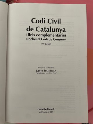 Codi Civil de Cataluya i lleis complementàries....