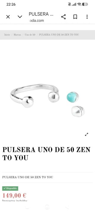 Pulsera Uno de 50