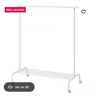 Perchero Metálico Blanco Ikea