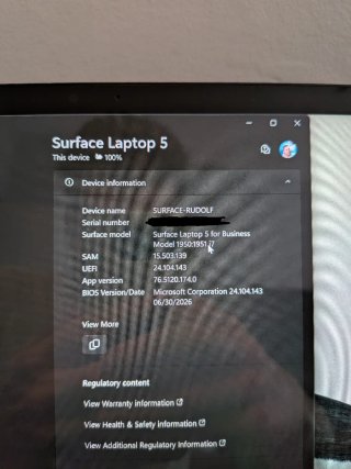 Microsoft Surface Laptop 5