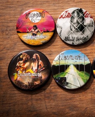 8 Chapas Extremoduro Hechas a Mano
