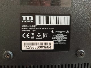 TV TD Systems K24DLT6F con mando
