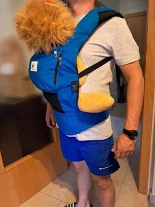 Mochila porta bebé Ergobaby azul
