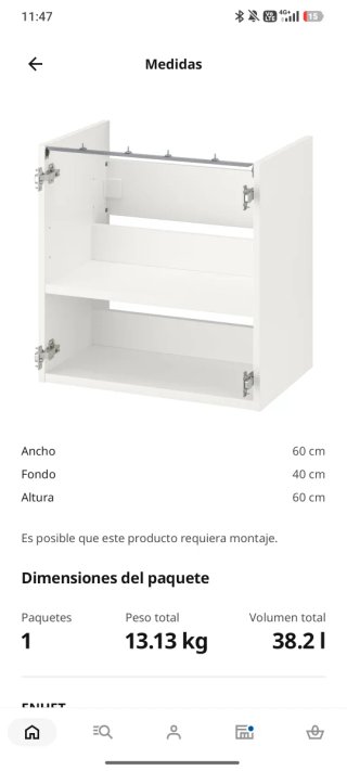 Armario Blanco Ikea con Balda