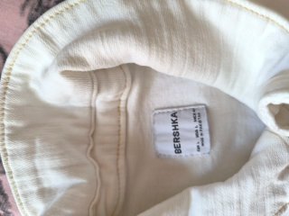Mono vaquero Bershka blanco